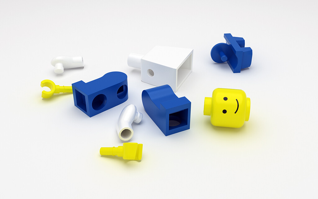 ArtStation - Lego Minifigure 3D Model