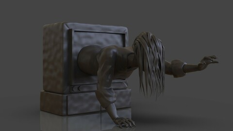 Sadako Ringu 1998 3D Print and Timelapse