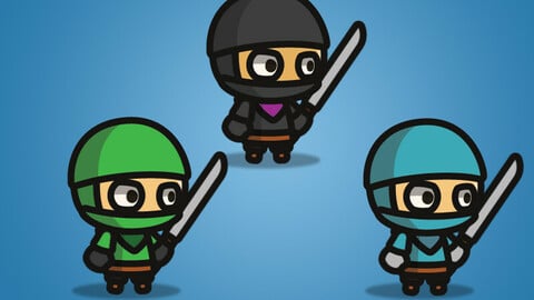 Ninja Tiny Style Character