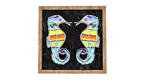 seahorse relief table