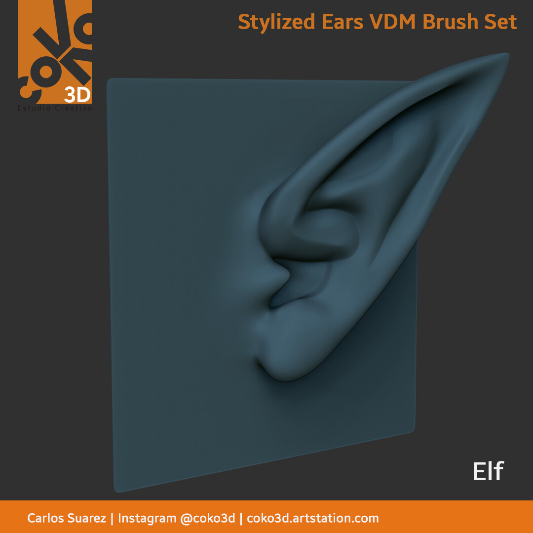 ArtStation - Stylized Ears VDM | Brushes