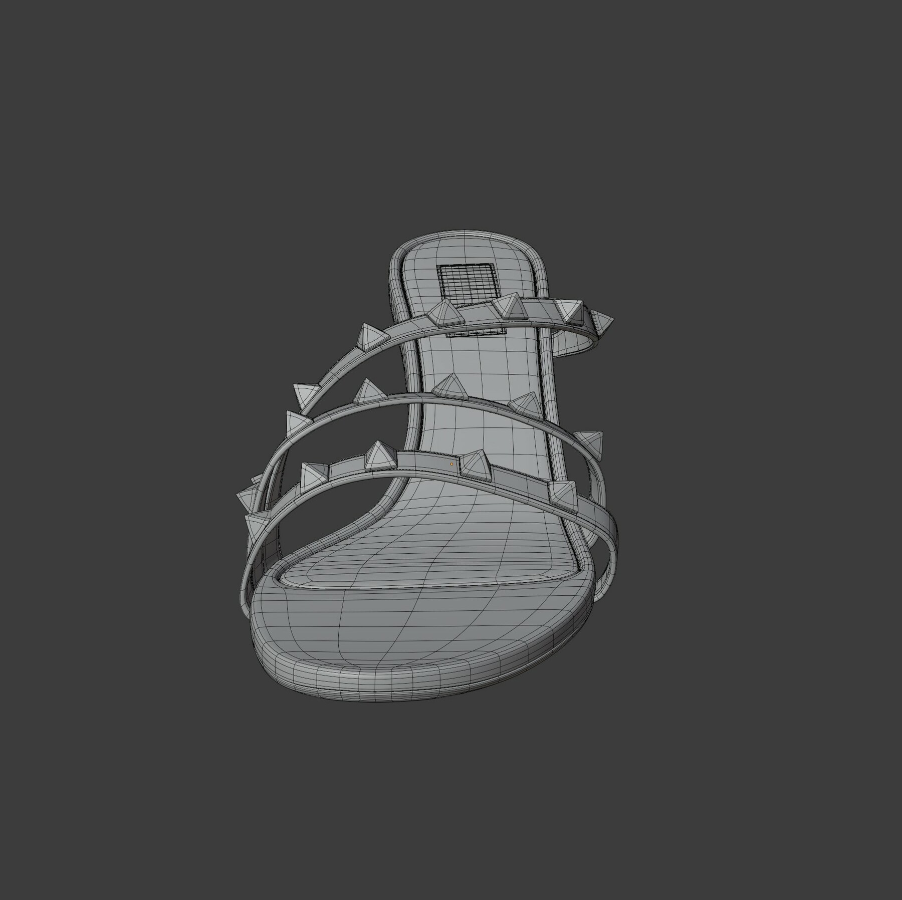 rockstud espadrille slide