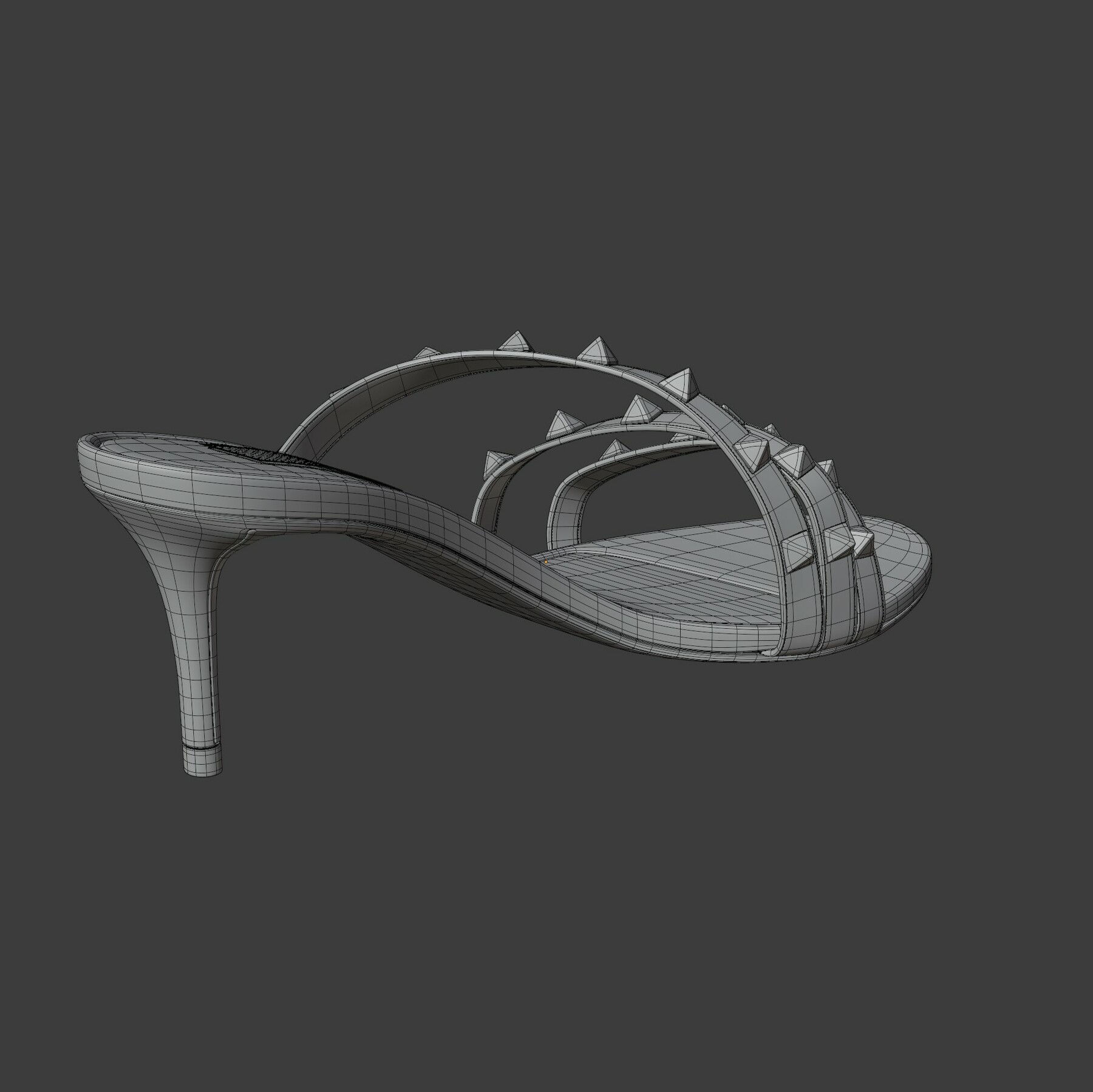 rockstud espadrille slide