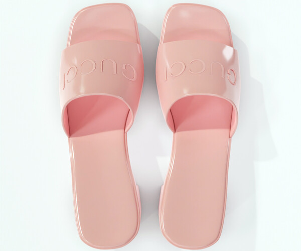 ArtStation - Rubber Slide Sandal | Resources