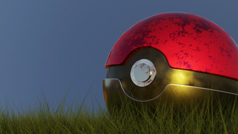 Pokeball scene (blend file)