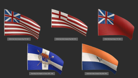 Old Merchants Naval Flags