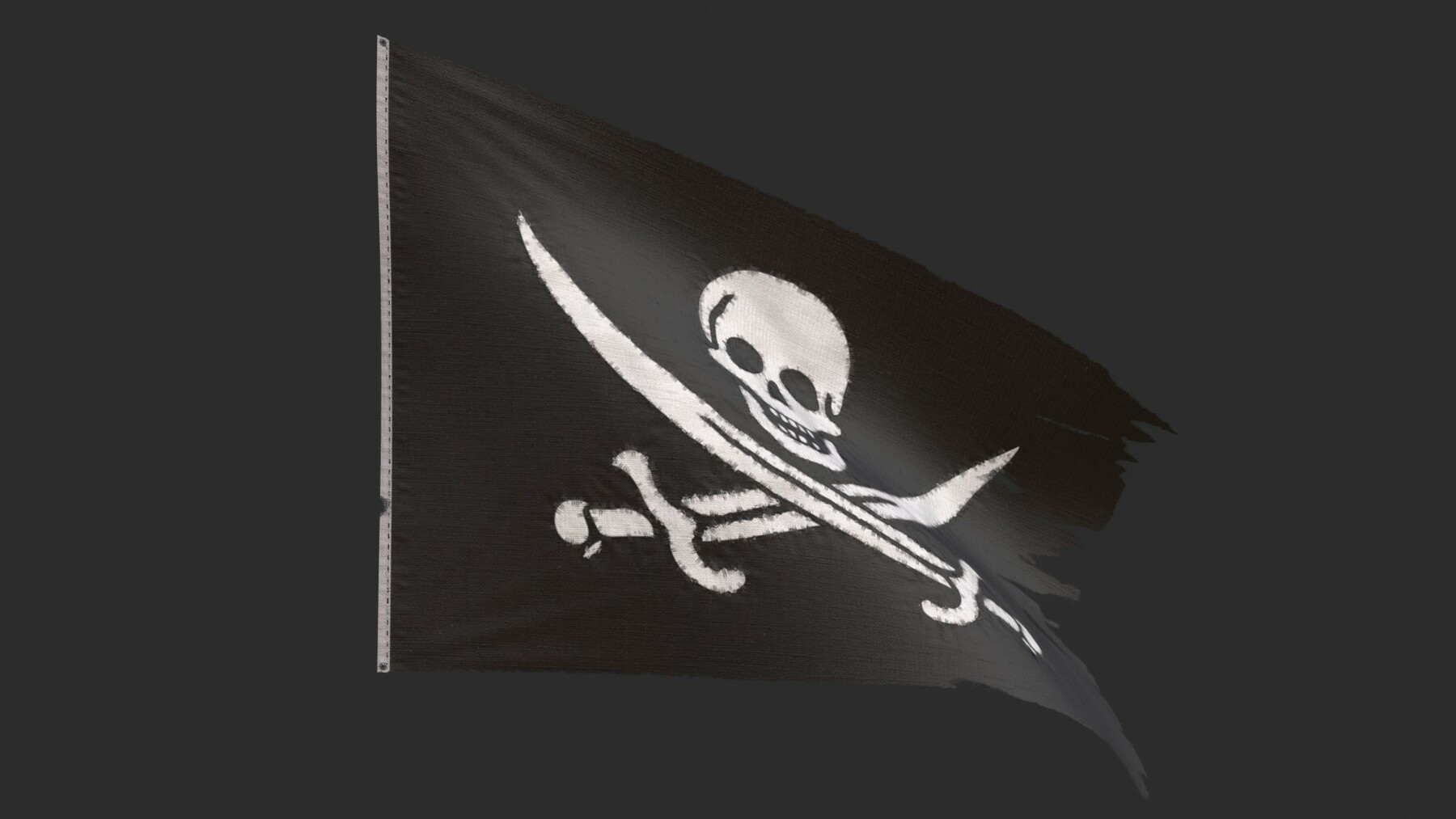 Pirate Flags (GIF) - All Waving Flags