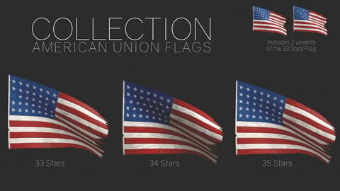 American Union Flags (Civil War)