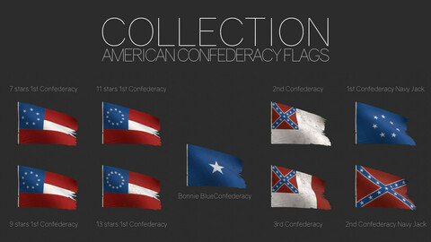 American Confederacy Flags (Civil War)