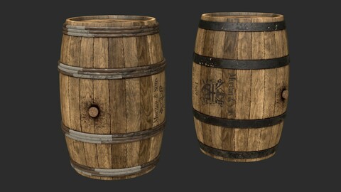 Wooden Barrels Assets 2