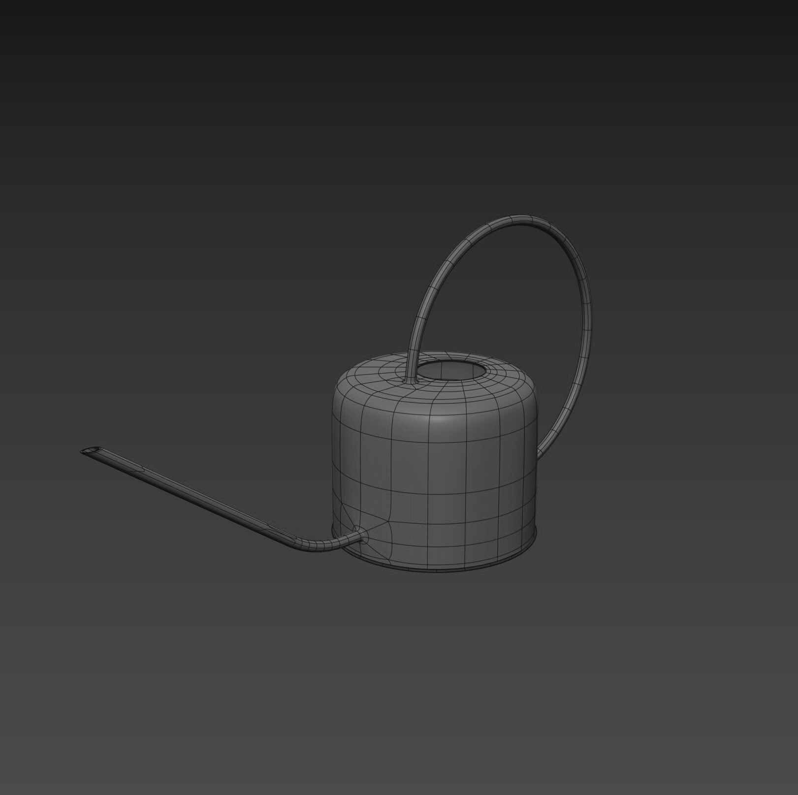 Лейка 3д. Watering can 3d model.