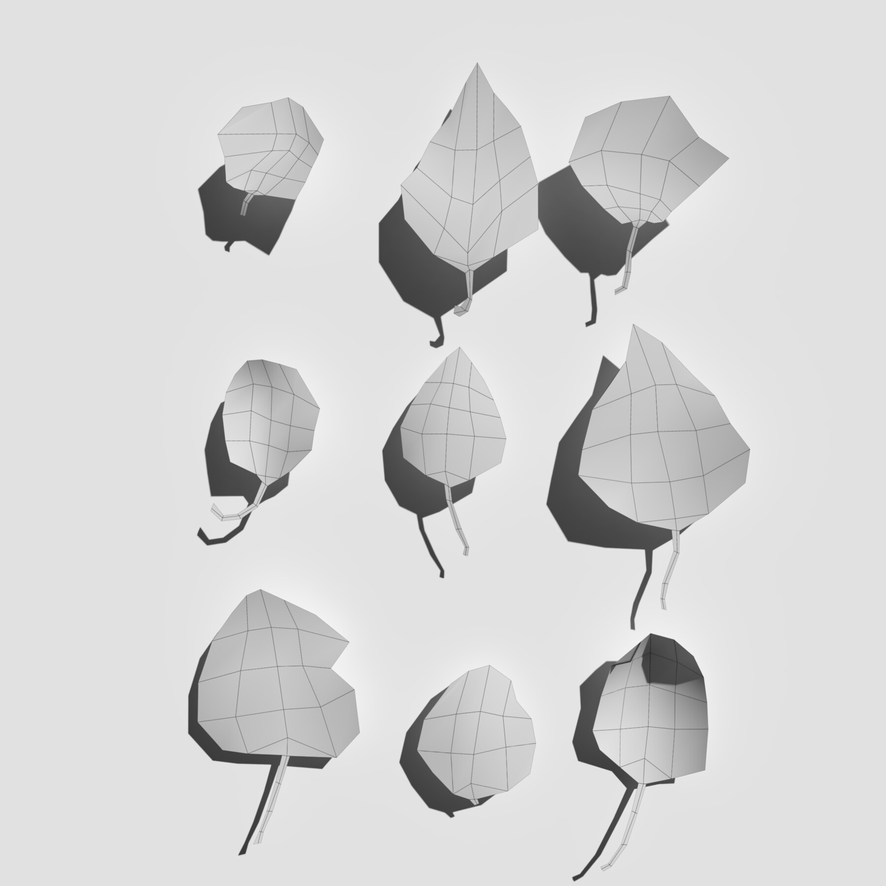 ArtStation Dry Birch Leaves Pack Resources