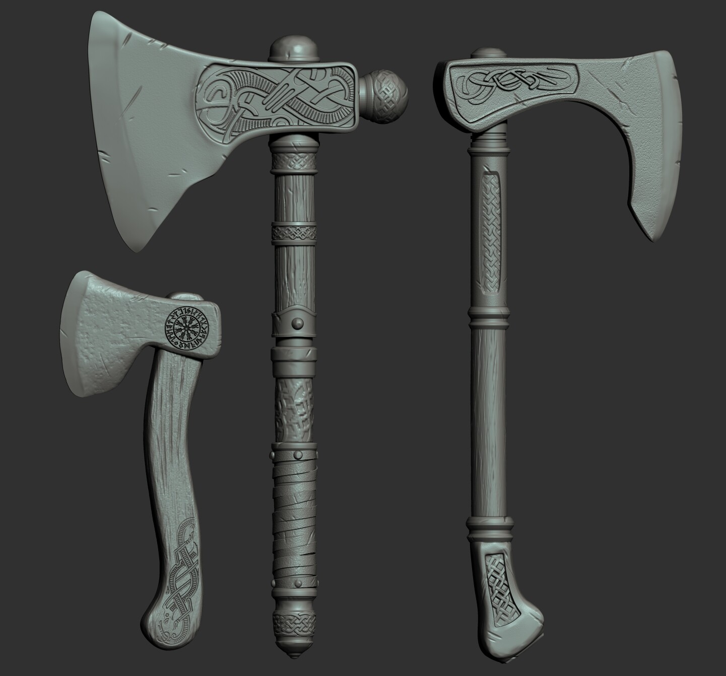 STL file Assassin's Creed: Valhalla - Eivor's axe 3D model 🪓・3D