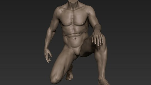 Male Full Body Sculpt Pose 7