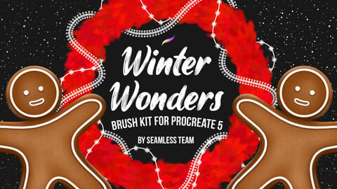 Winter brushes for Procreate 5+