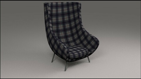 3d modern chair