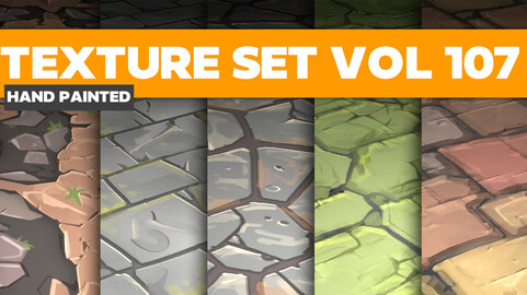 Stylized Textures Vol.107 - PBR Textures