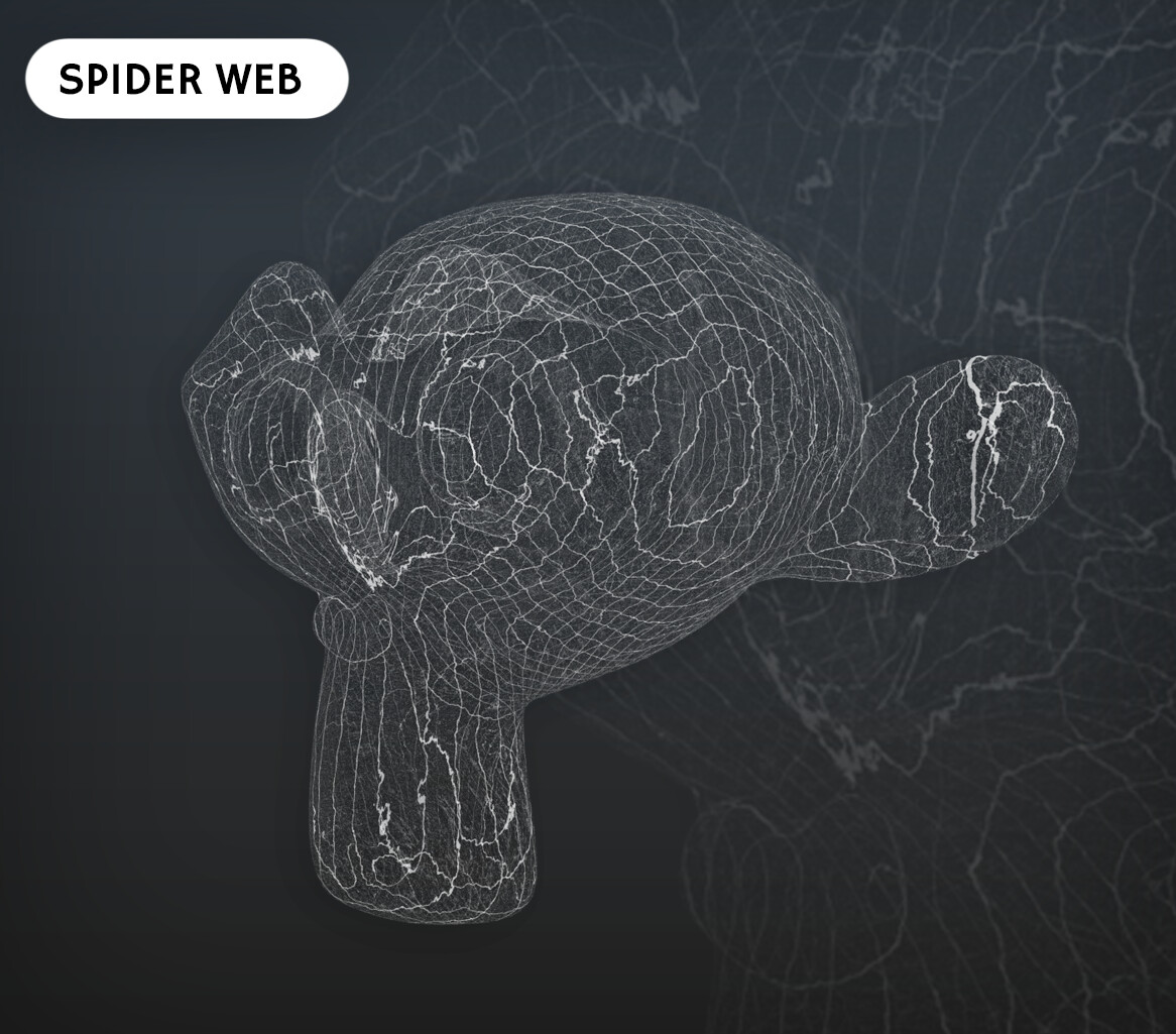 ArtStation - Spider Web_Procedural | Resources