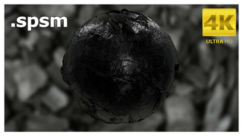 Charcoel Mine Smart Material Design / Spsm / Substance Painter / Last Gamer