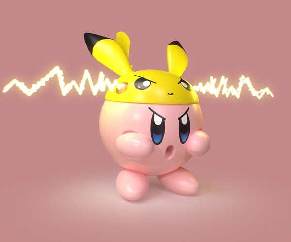 kirby pikachu hat