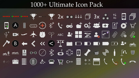 1000+ Ultimate Icon Pack