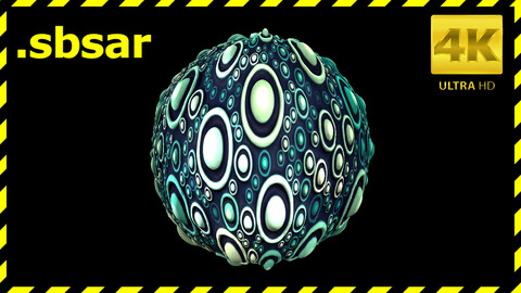 Abstract Material Design - 9 / Sbsar / Substance Painter /