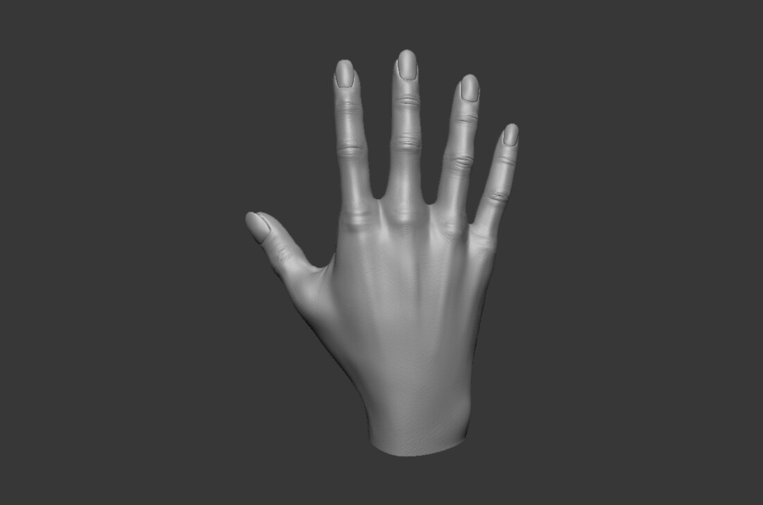 ArtStation Female Hand 3D model Resources