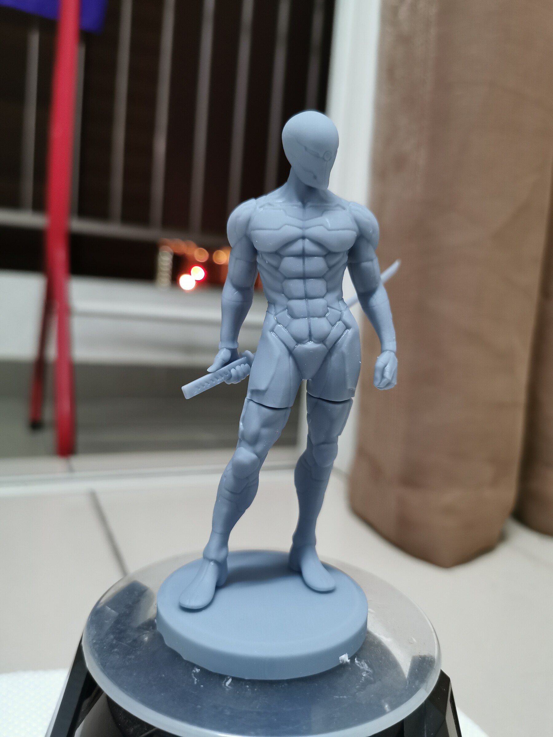 Custom 3D Printed Metal Gear Solid 'Grey Fox' Action Figure