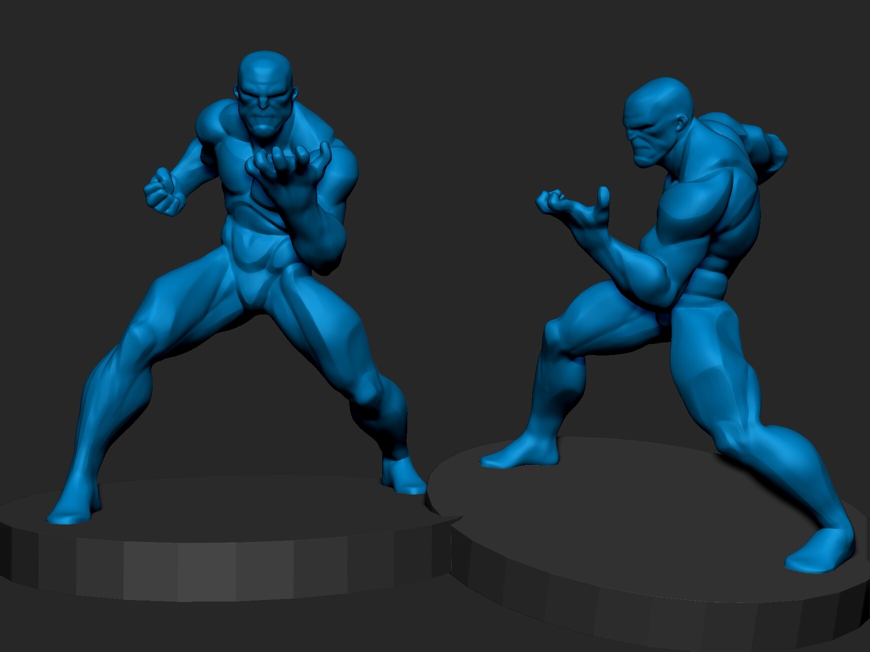 ArtStation Comic Hero Basemesh Pose1 Resources