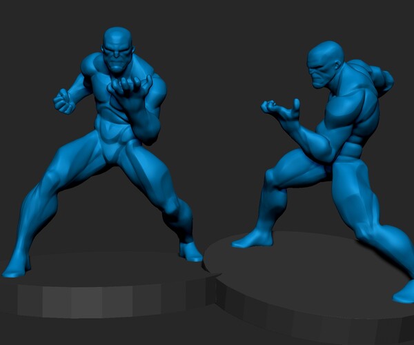 ArtStation - Comic Hero Basemesh Pose1 | Resources