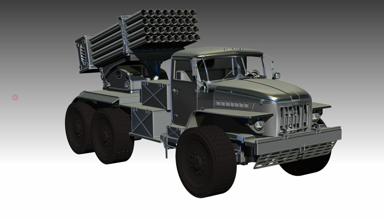 ArtStation - BM-21 Grad 3D model | Game Assets