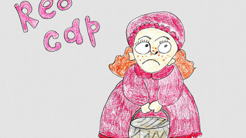 Red Cap Little Red Riding Hood color