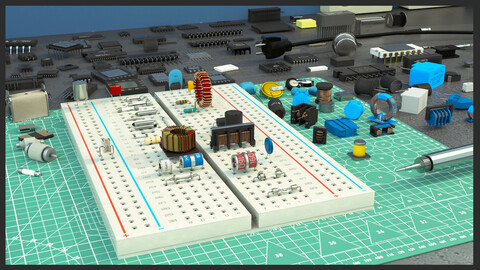 Elecrocomponents kitbash