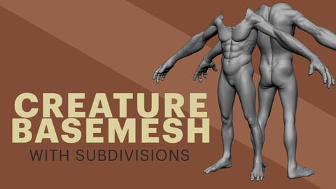 Body basemesh - Creature thin