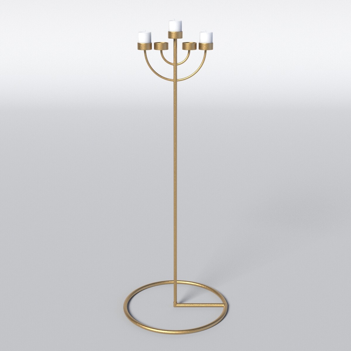 ArtStation - Copper Menorah 5 Candles | Resources