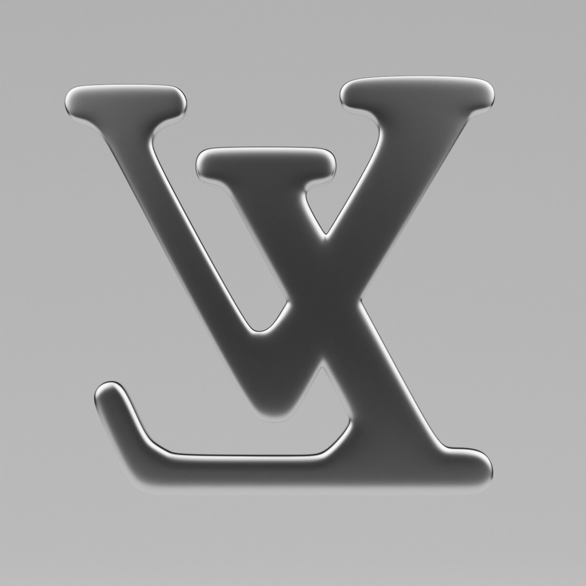 Louis Vuitton logo replica | 3D Print Model