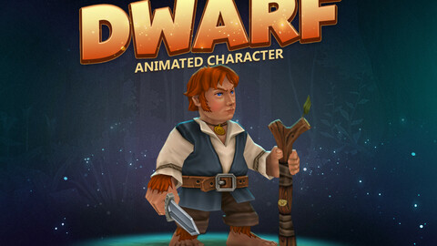 Dwarf animated character