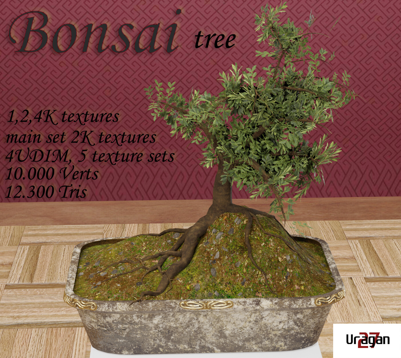 ArtStation Bonsai Game Assets