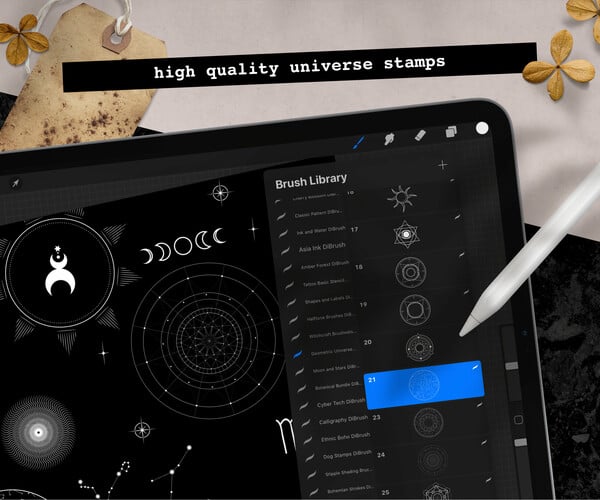 ArtStation - Procreate - Geometric Universe | Brushes