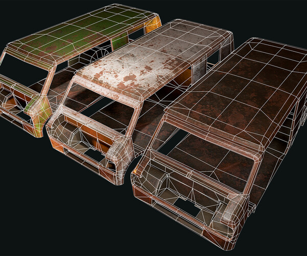 ArtStation - Car Body - 07 | Game Assets