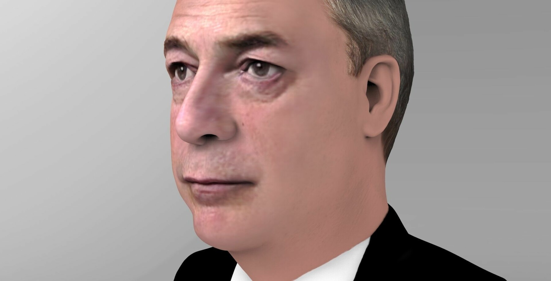 Artstation Nigel Farage Bust Ready For Full Color 3d Printing Resources