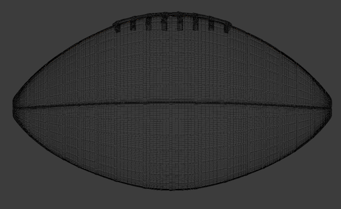 3D American Football Ball Volumetric Light · Creative Fabrica