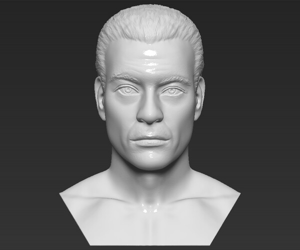 ArtStation - Van Damme Kickboxer bust 3D printing ready stl obj formats ...