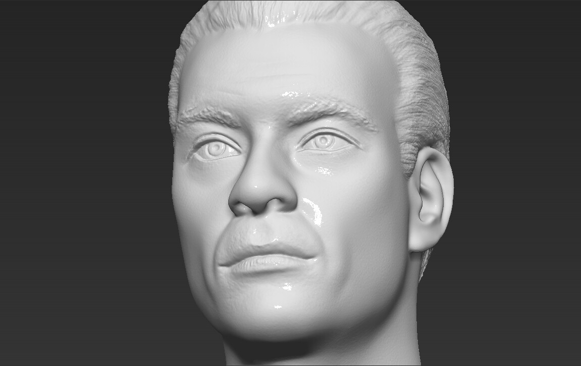 ArtStation - Van Damme Kickboxer bust 3D printing ready stl obj formats ...