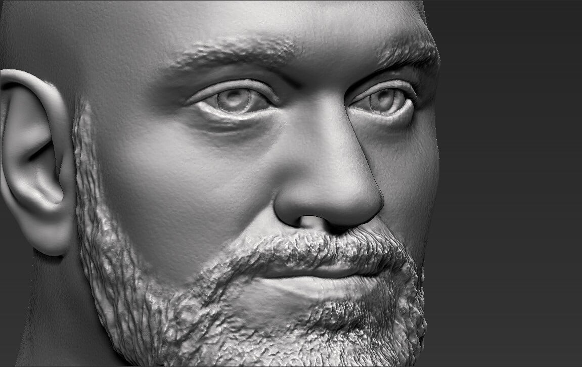 ArtStation - Tyson Fury bust 3D printing ready stl obj formats | Resources
