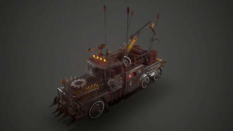 Apocalyptic Crane Vehicle car