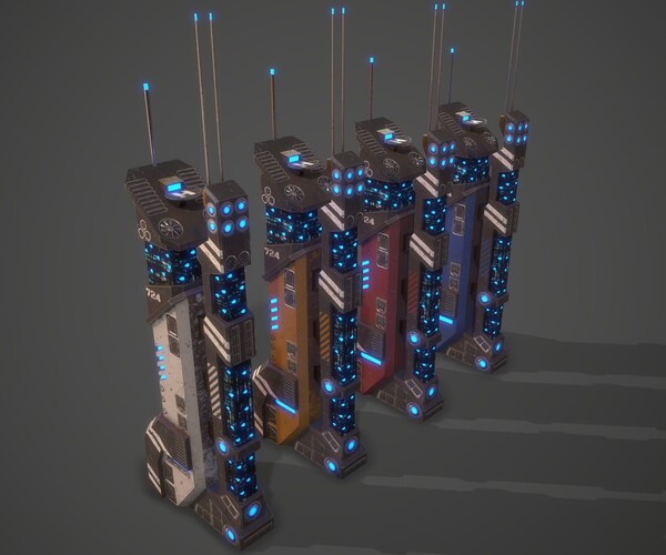 ArtStation - Sci Fi Building 04 | Game Assets