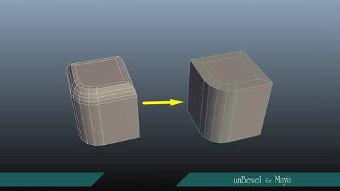 unBevel Edge Ring for Maya