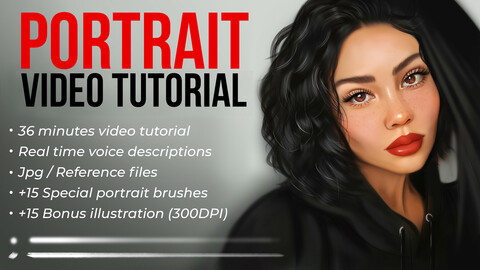 Portrait Painting in Photoshop Video Tutorial