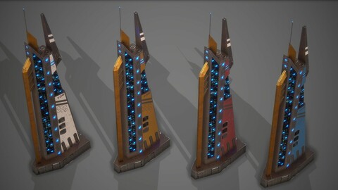 Futuristic Sci-Fi Building 16